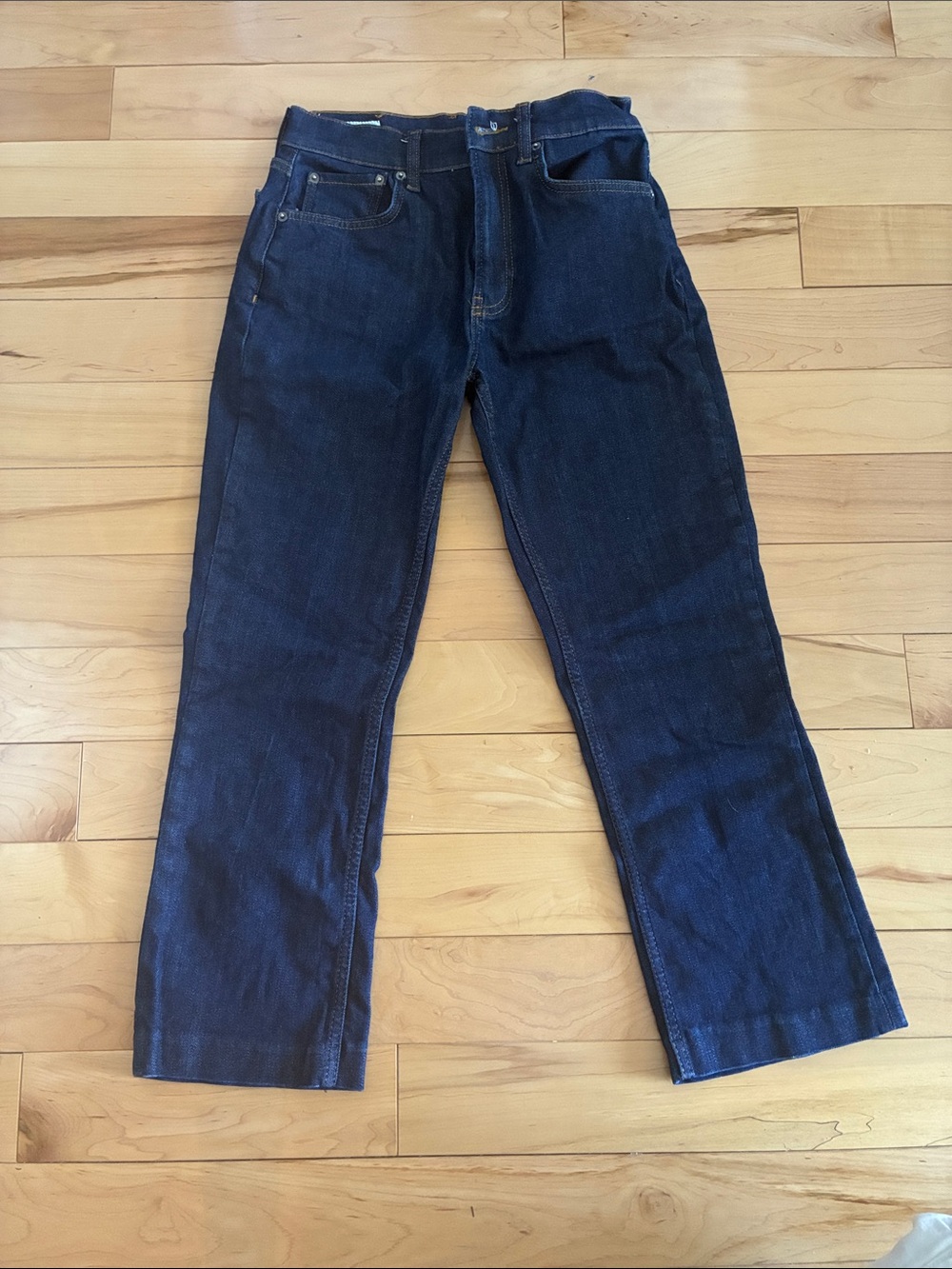 Zara Dark denim Straight Jeans